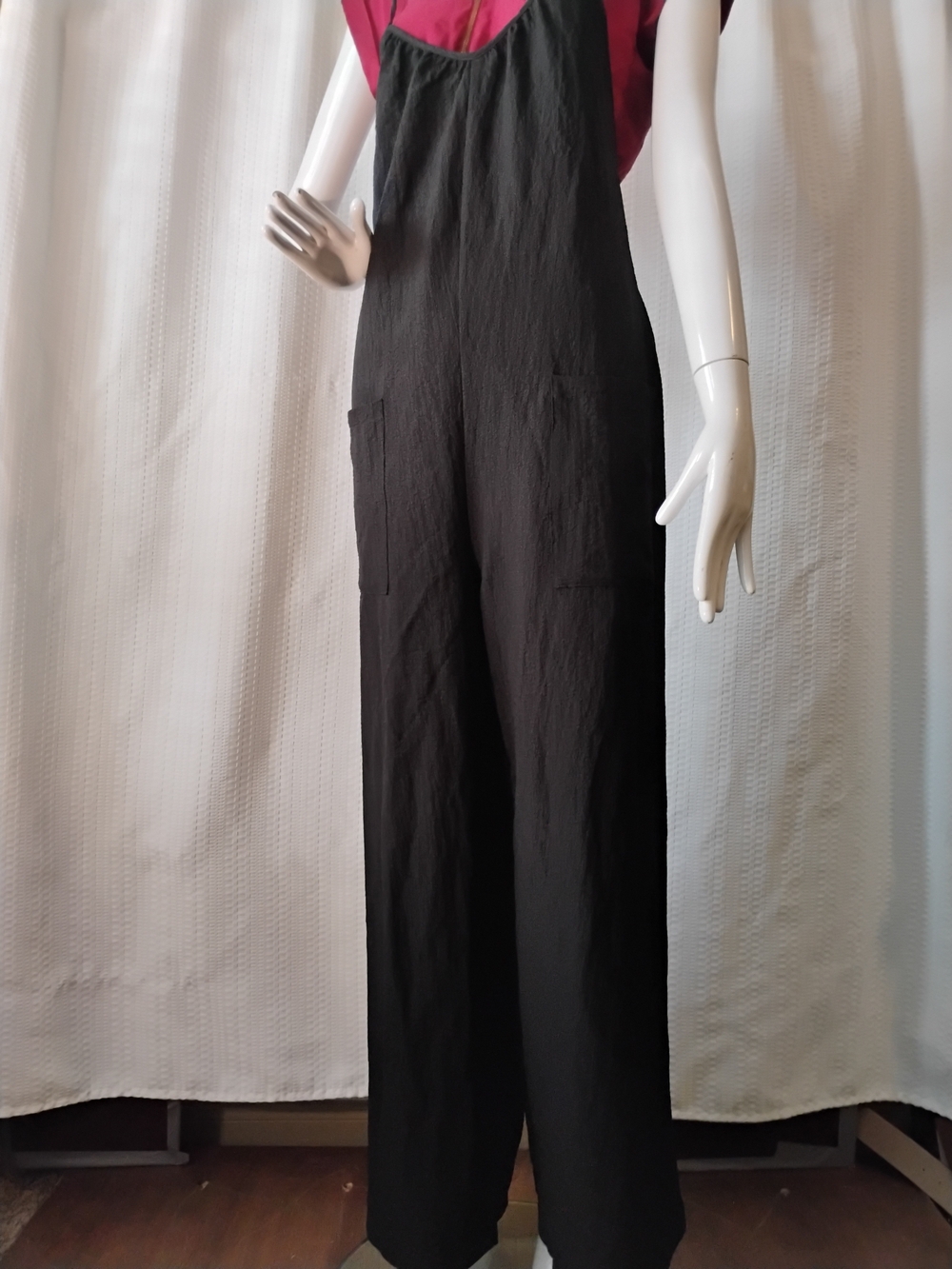 Classic Black Wide-Leg Jumpsuit